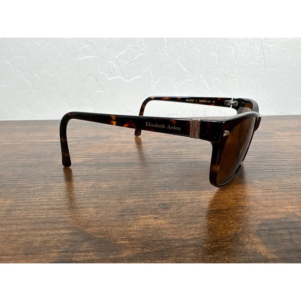 Elizabeth Arden EA 5187 Tortoise Shell Sunglasses‎ Brown Lens 56-19-135 Womens